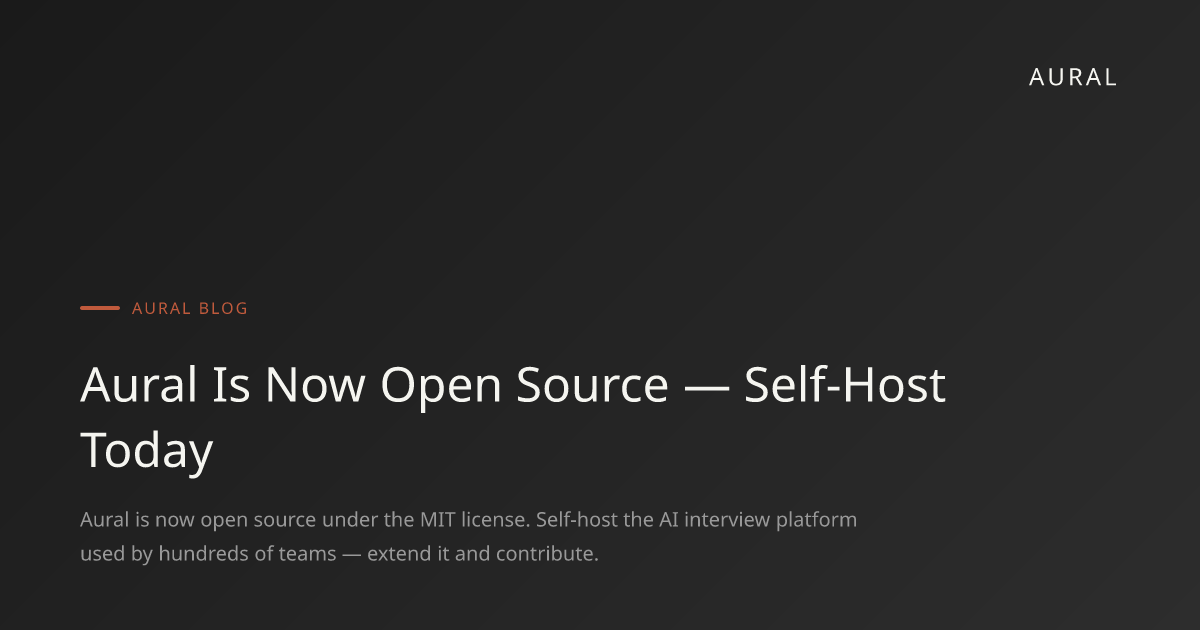Aural Is Now Open Source — Self-Host Today | Aural